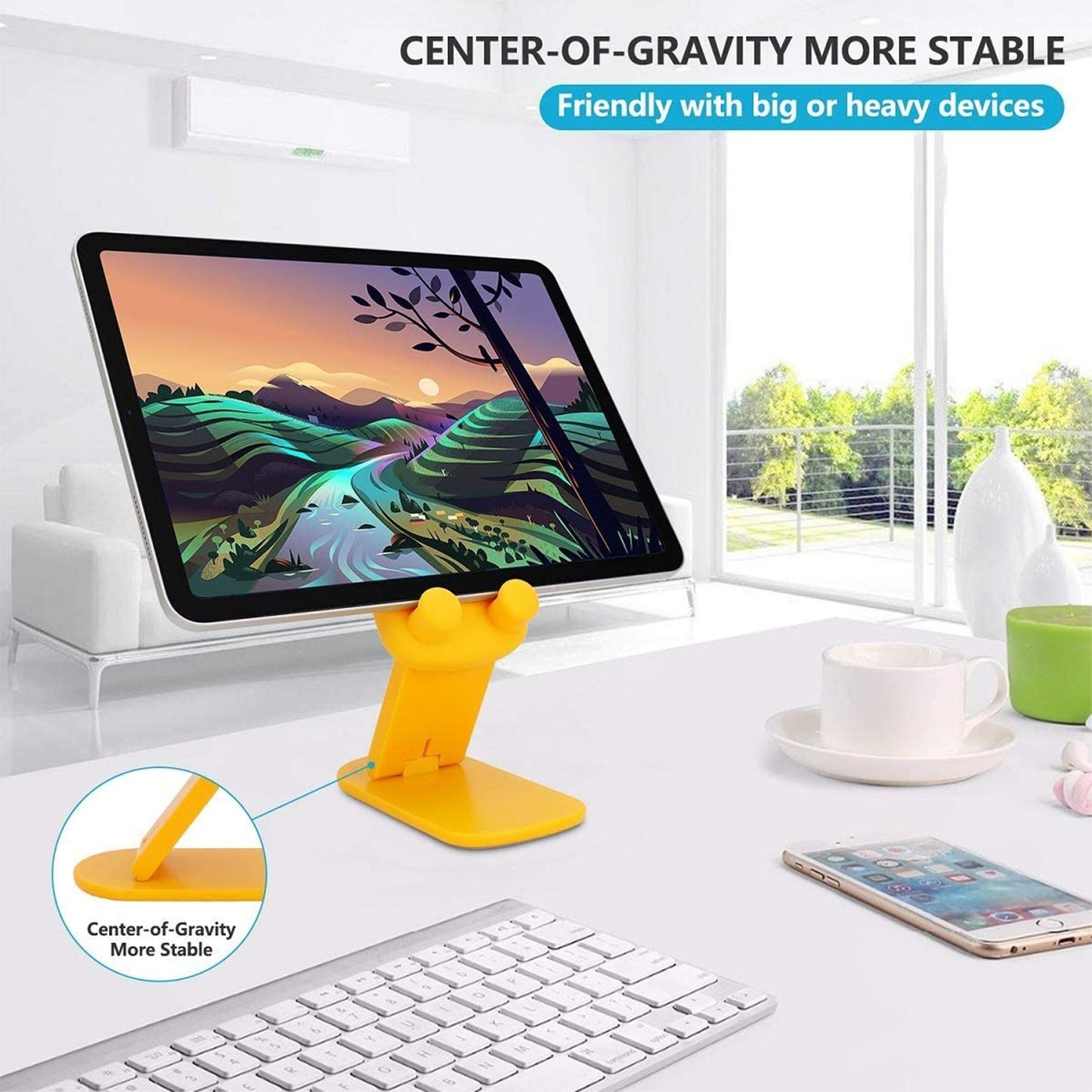 0216 Cute Cartoon Design Multi-angle Adjustable Foldable Mobile Stand - eazy cart store