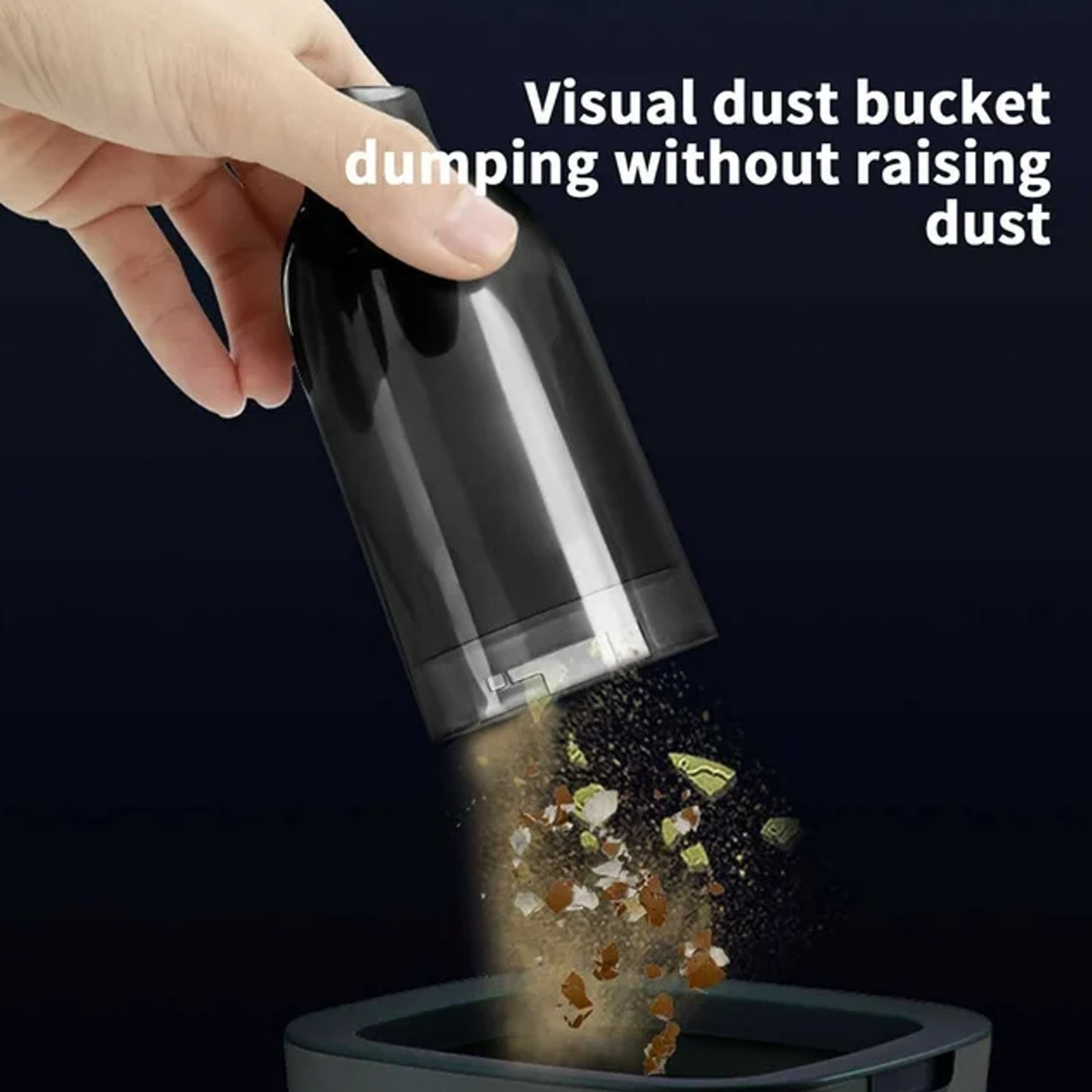 7394 3 In 1 Car Mini Vacuum Cleaner With Blower Wireless Portable Rechargeable Handheld High Power Suction Vacuum Cleaning Machine For Home Car Computer Keyboard Cordless Air Blowing Dusting - eazy cart store