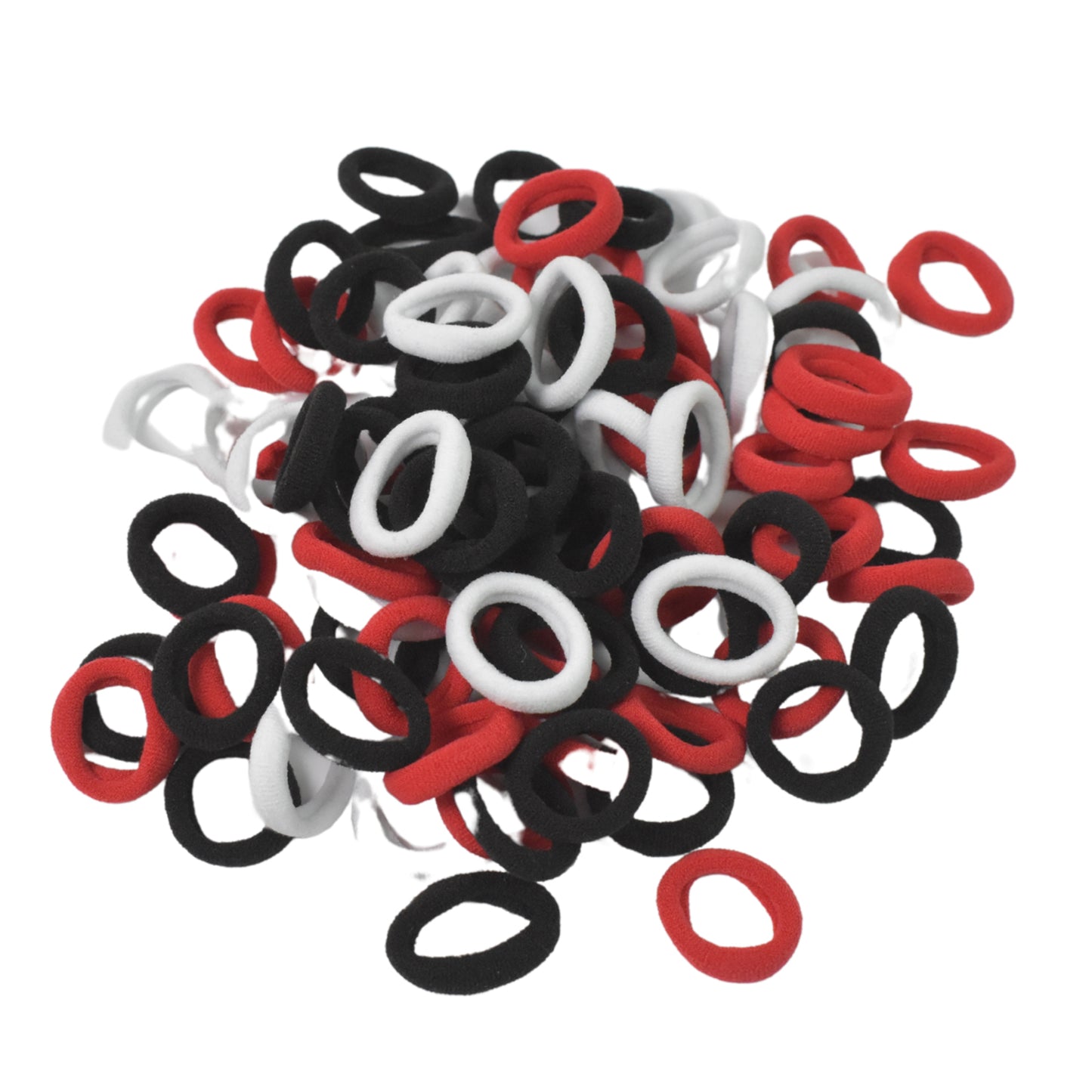 Small Hairbands Bands For Hair Rubber Bands (Pack Of 50 Multicolour) - eazy cart store