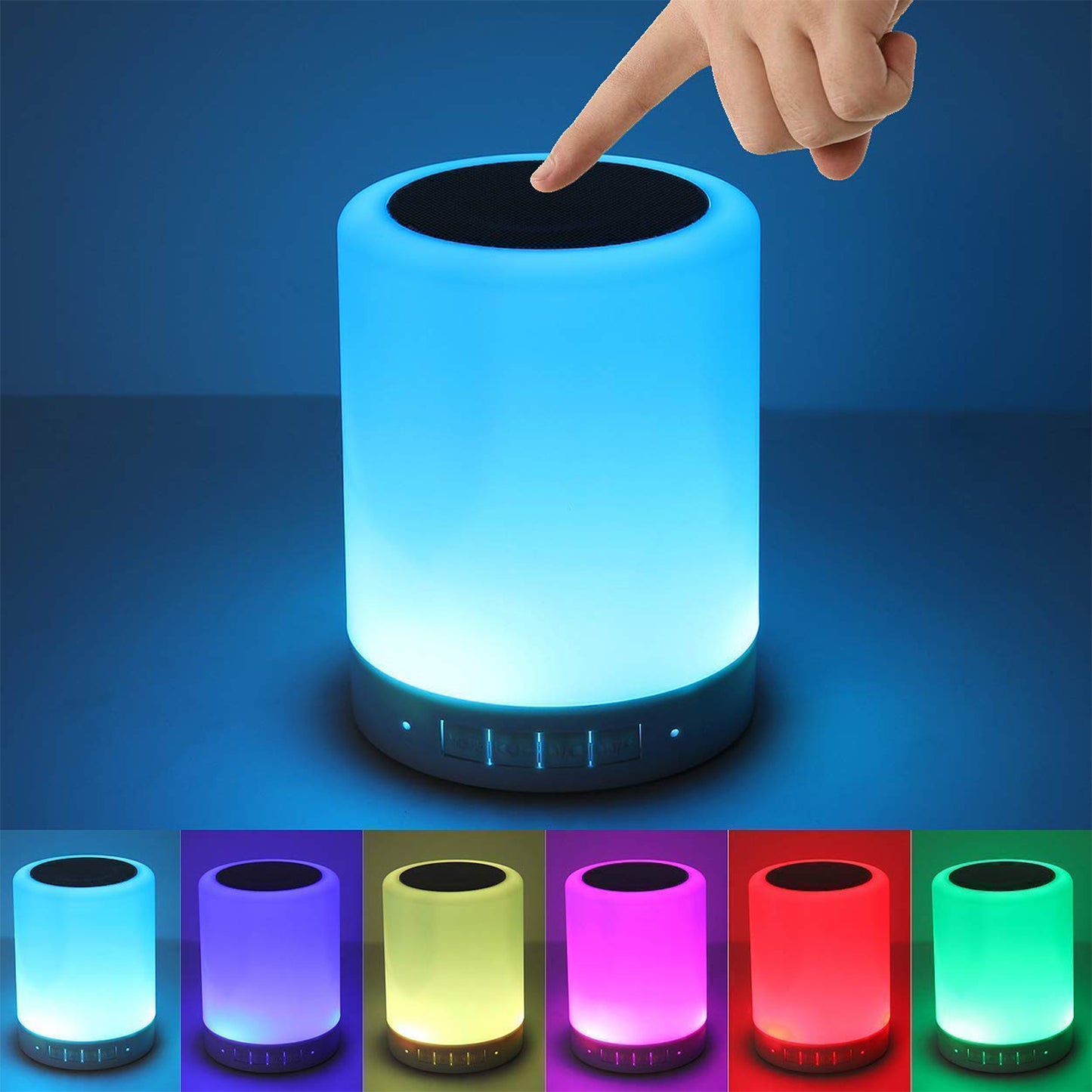 6249 Wireless Night Light Led Touch Lamp Speaker - eazy cart store