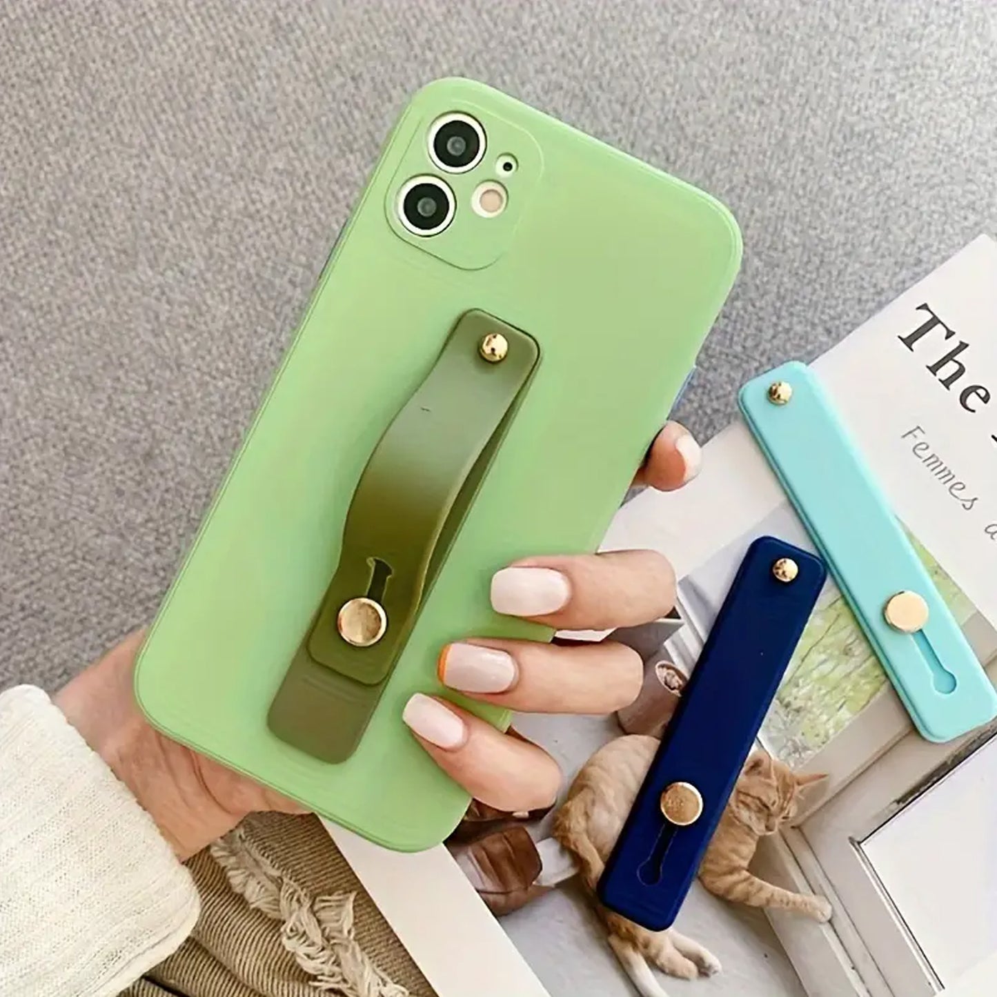 Phone Loop Finger Holder Phone Grip Straps Silicone Phone Finger Strap (1 Pc) - eazy cart store