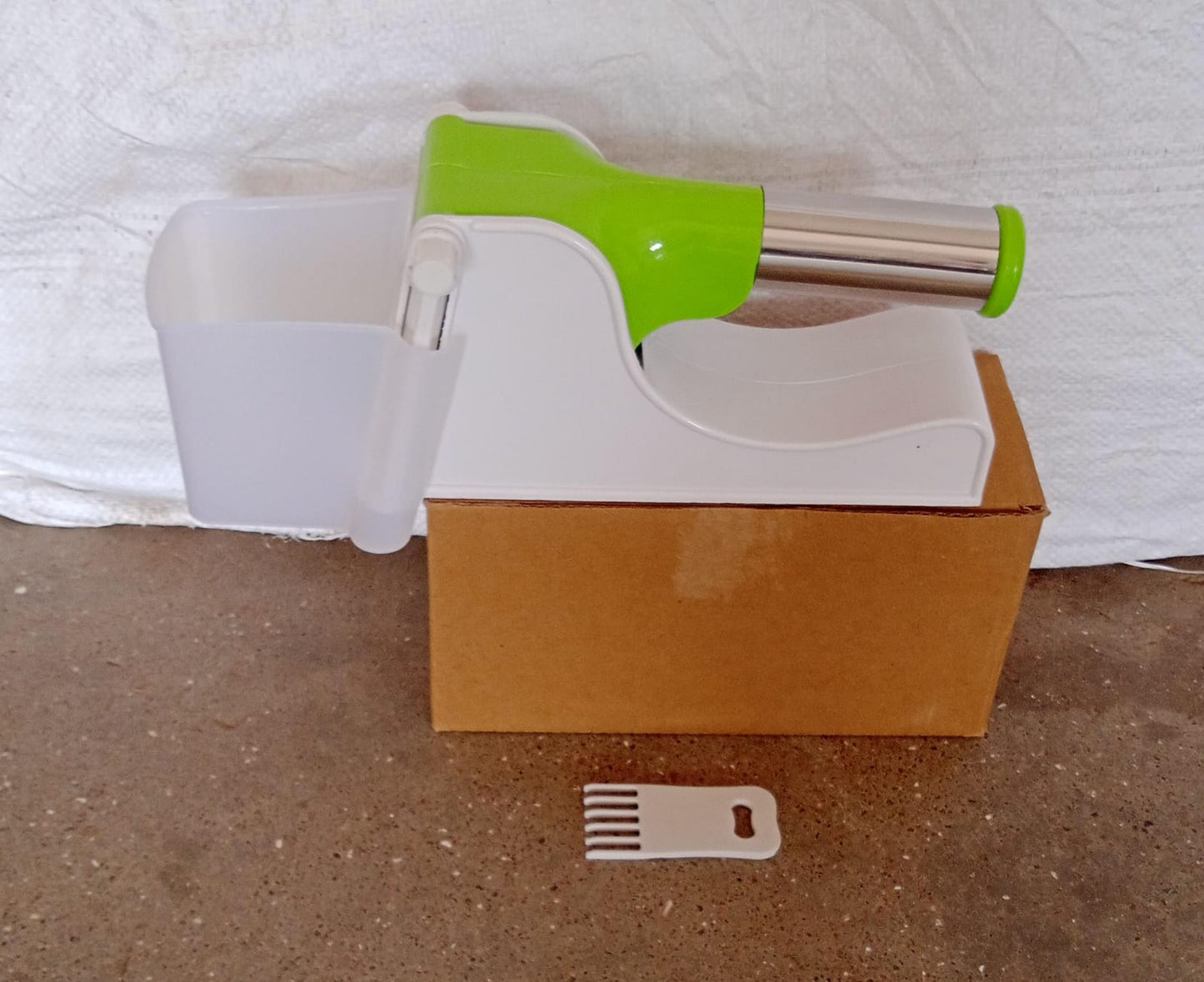 114 Virgin Plastic French Fry Chipser Potato Chipserpotato Slicer With Container - eazy cart store