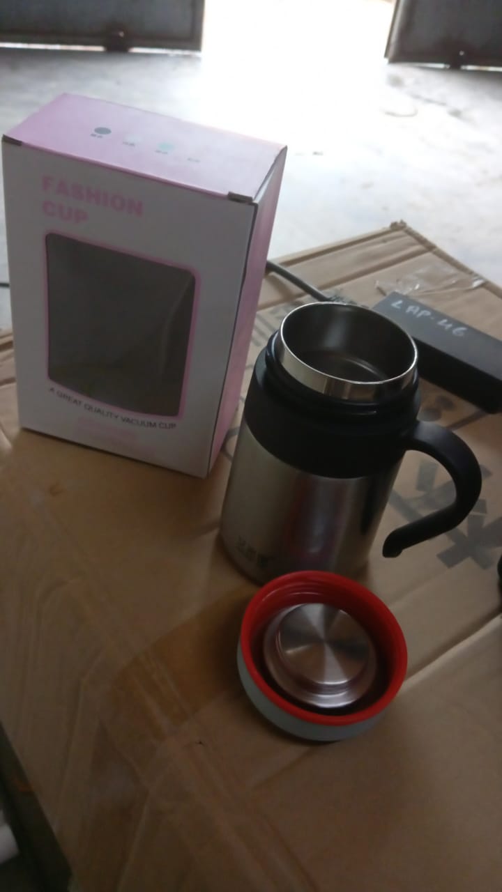Stainless Steel Mug Bottle Vacuum Insulated Cup With Handle Small Cup (420 Ml) - eazy cart store