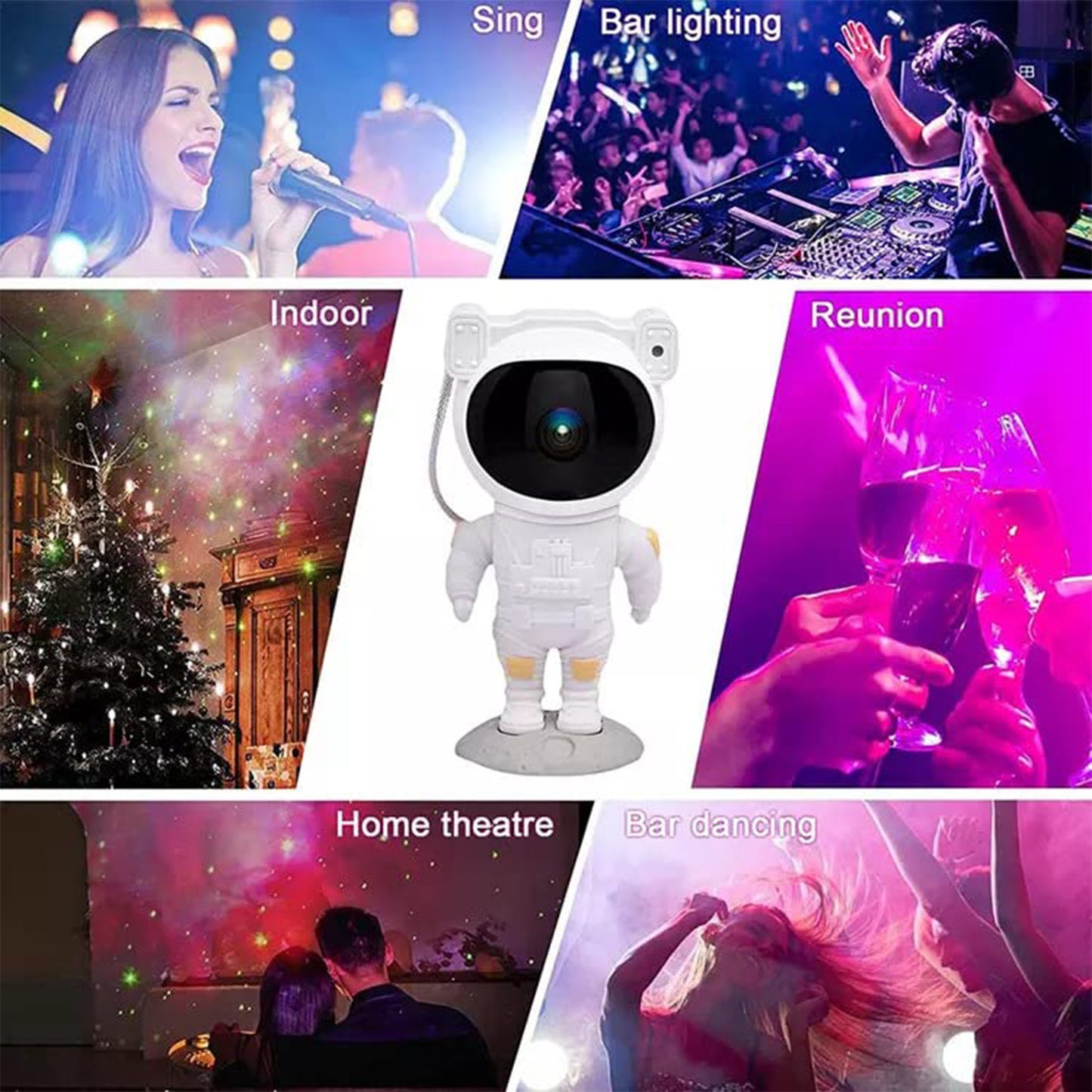 4530 Robot Sky Space Stars Light Astronaut Galaxy Projector Night Lamp Bedroom Kids Projector Remote Control Star Projector Will Take Childrens To Explore The Vast Starry Sky For Adults Raksha Bandhan Diwali Gift - eazy cart store