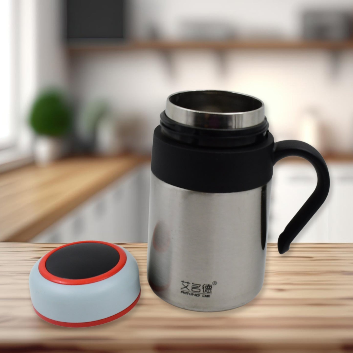 Stainless Steel Mug Bottle Vacuum Insulated Cup With Handle Small Cup (420 Ml) - eazy cart store