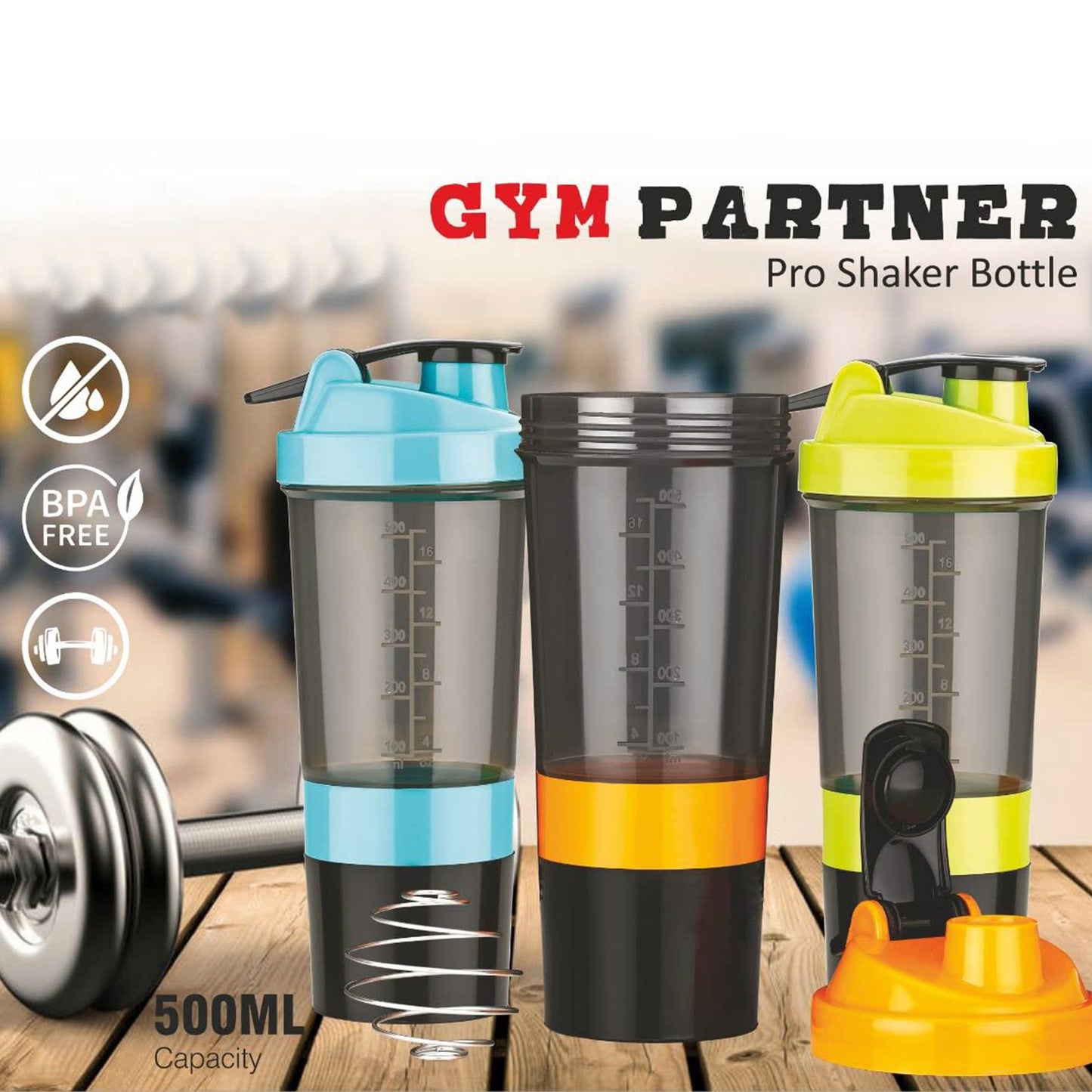 4857 Gym Shaker Bottle Shakers For Protein Shake - eazy cart store