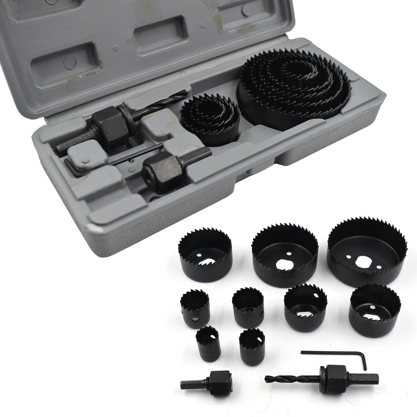 0415 -12 Pcs 19-64mm Hole Saw Kit - eazy cart store