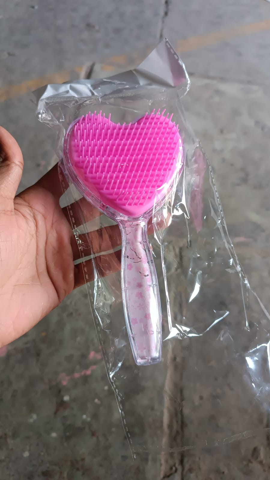Heart Shape Hair Brush Massage Shower Comb (1 Pc) - eazy cart store