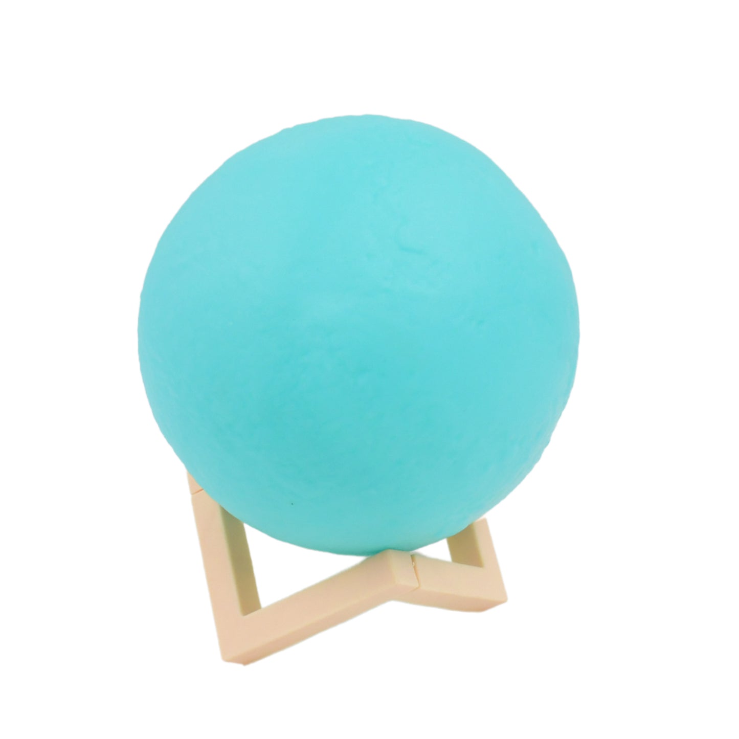 Moon Night Lamp Blue Color With Plastic Stand (15 X12 Cm 1 Pc) - eazy cart store