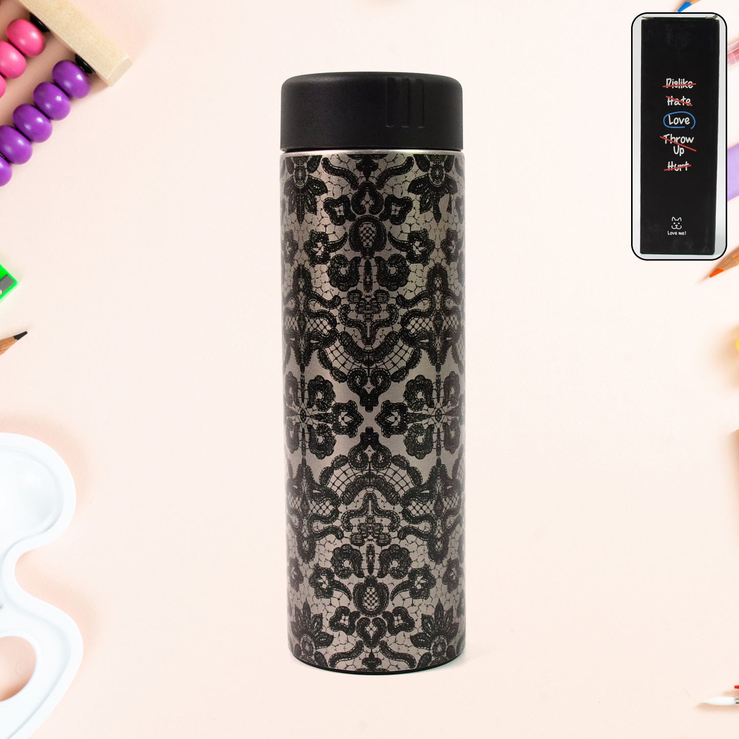 Water Bottle For Kids Insulated Stainless Steel Bottle (350 Ml Approx) - eazy cart store