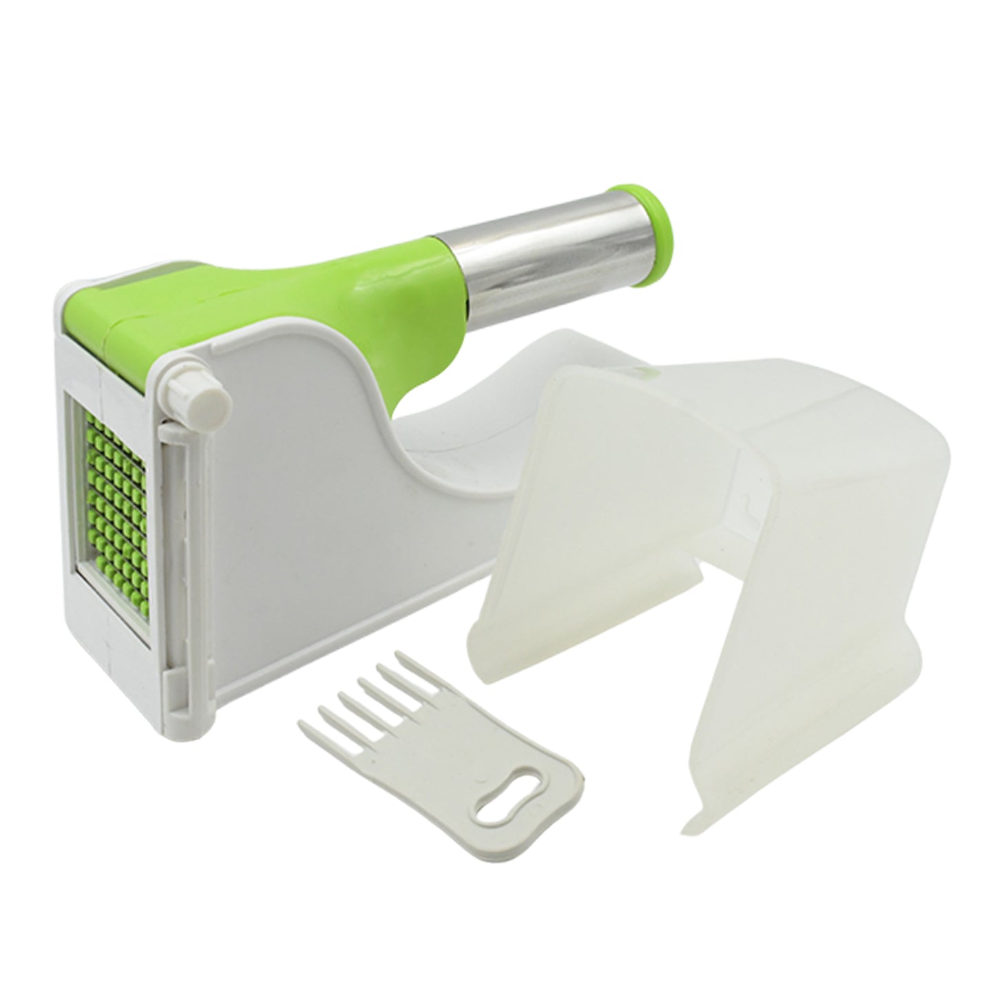 114 Virgin Plastic French Fry Chipser Potato Chipserpotato Slicer With Container - eazy cart store