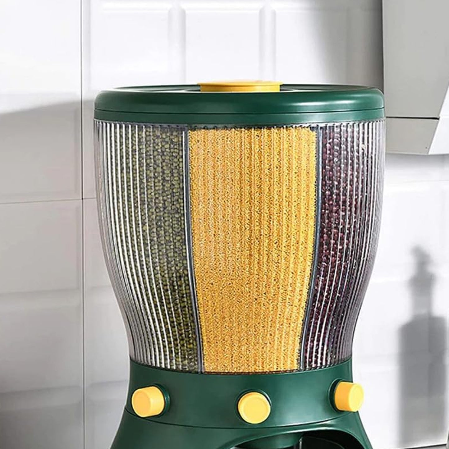 4 In 1 360 Degree Rotation Cereal Dispenser (Approx 10 Kg 1 Pc) - eazy cart store