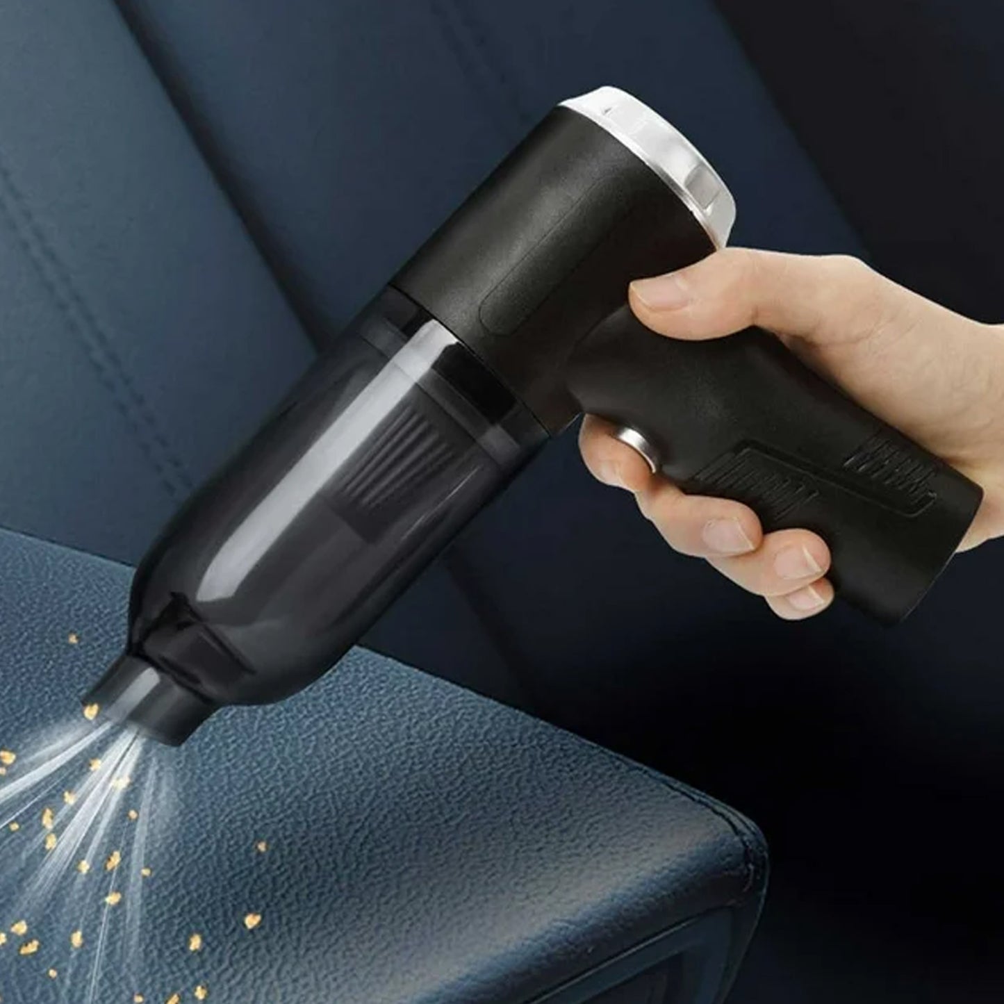 7394 3 In 1 Car Mini Vacuum Cleaner With Blower Wireless Portable Rechargeable Handheld High Power Suction Vacuum Cleaning Machine For Home Car Computer Keyboard Cordless Air Blowing Dusting - eazy cart store