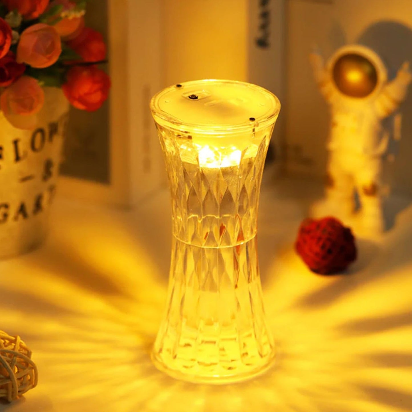 Crystal Lamp Universal Night Light Soft Lighting (1 Pc) - eazy cart store