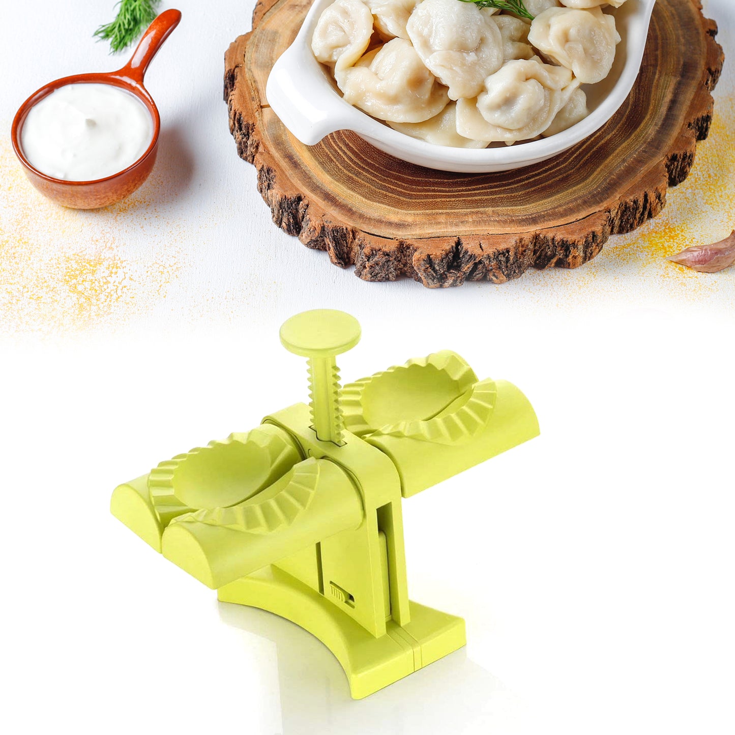 5300 Dumpling Maker Molddouble Head Dumpling Mold Wrap Two At A One Timehousehold Dumpling Maker Mouldeasy-tool For Making Dumplingsdumpling Press Mold Kitchen Accessories - eazy cart store