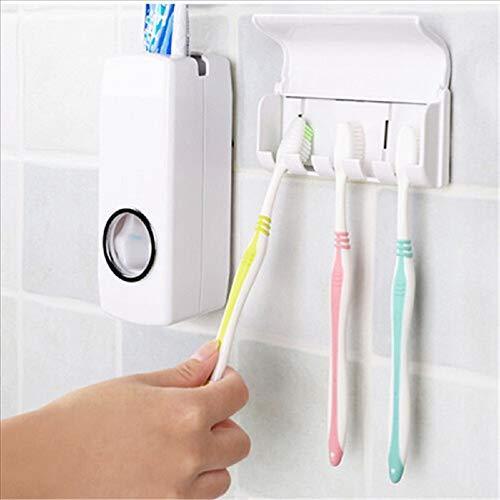 174 Toothpaste Dispenser  Tooth Brush Holder - eazy cart store