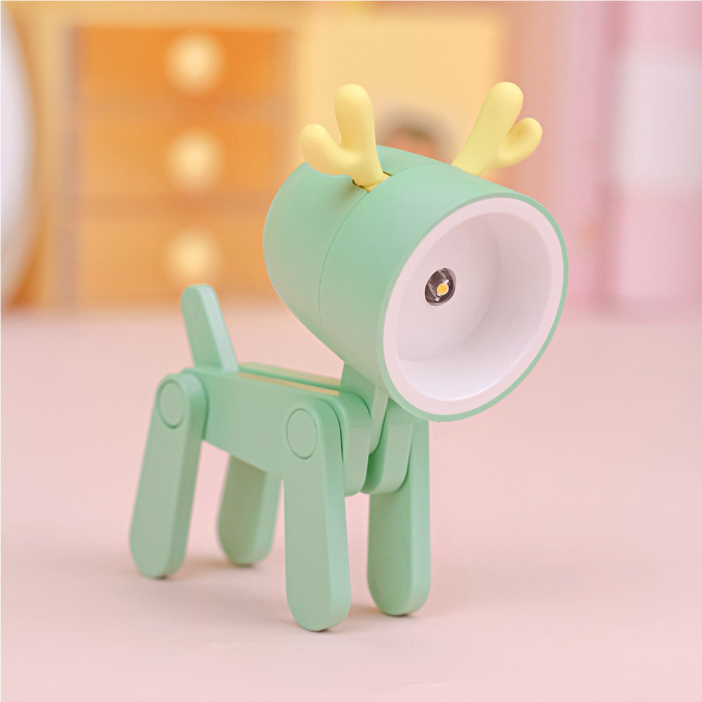 Pet Dog Deer Night Light DIY Desktop Decoration Children's Room Mini Table Lamp Creative Led - eazy cart store