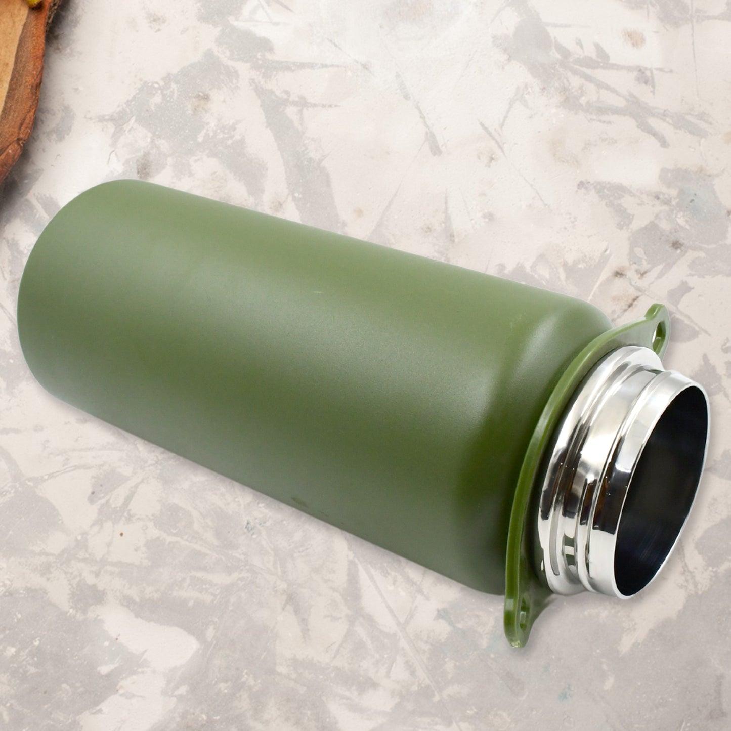 13039 Liter Stainless Steel Water Bottle With Straw Strap  Handle  Vacuum Insulated Thermos Flask Double-walled Coffee Thermos Flask Leak-proof Water Bottle For Sports Fitness Gym (1500ml) - eazy cart store