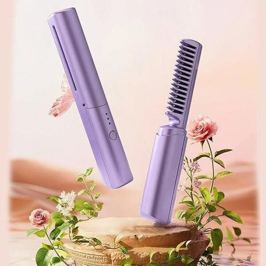 Rechargeable Hot Comb Hair Straightener - eazy cart store