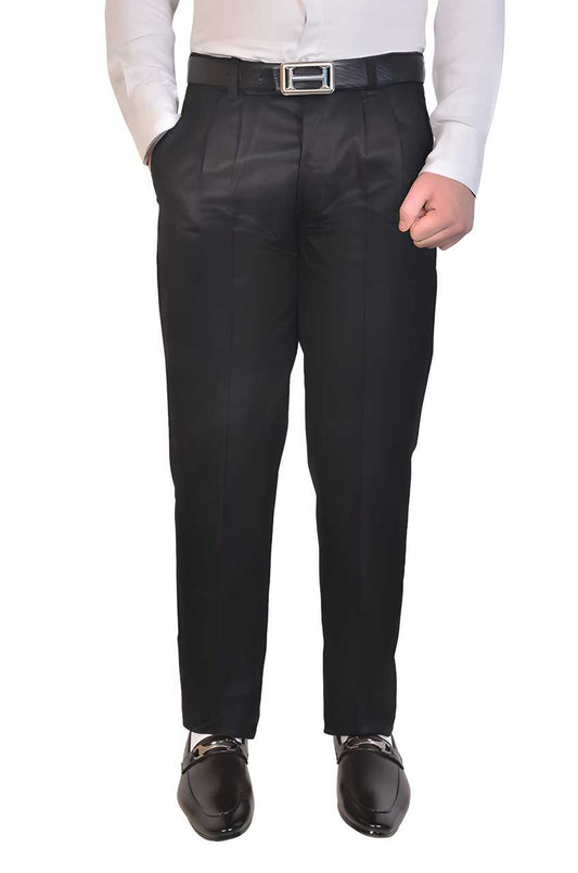 Cotton Solid Regular Fit Formal Trousers - eazy cart store