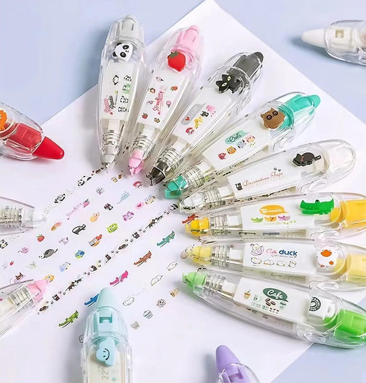Decoration Tape Cute Novelty Sticker Pen Machine Pack of 2 - eazy cart store