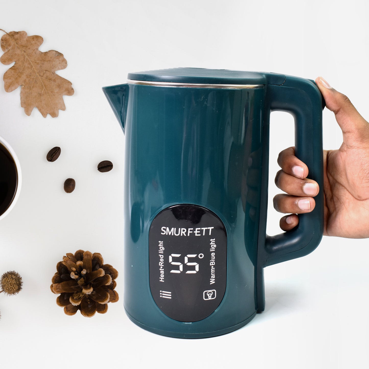 Temperature Display Electric Kettle 55 Degrees Constant Temperature Electric Kettle  (1500w 2.5 Ltr.  1 Pc) - eazy cart store