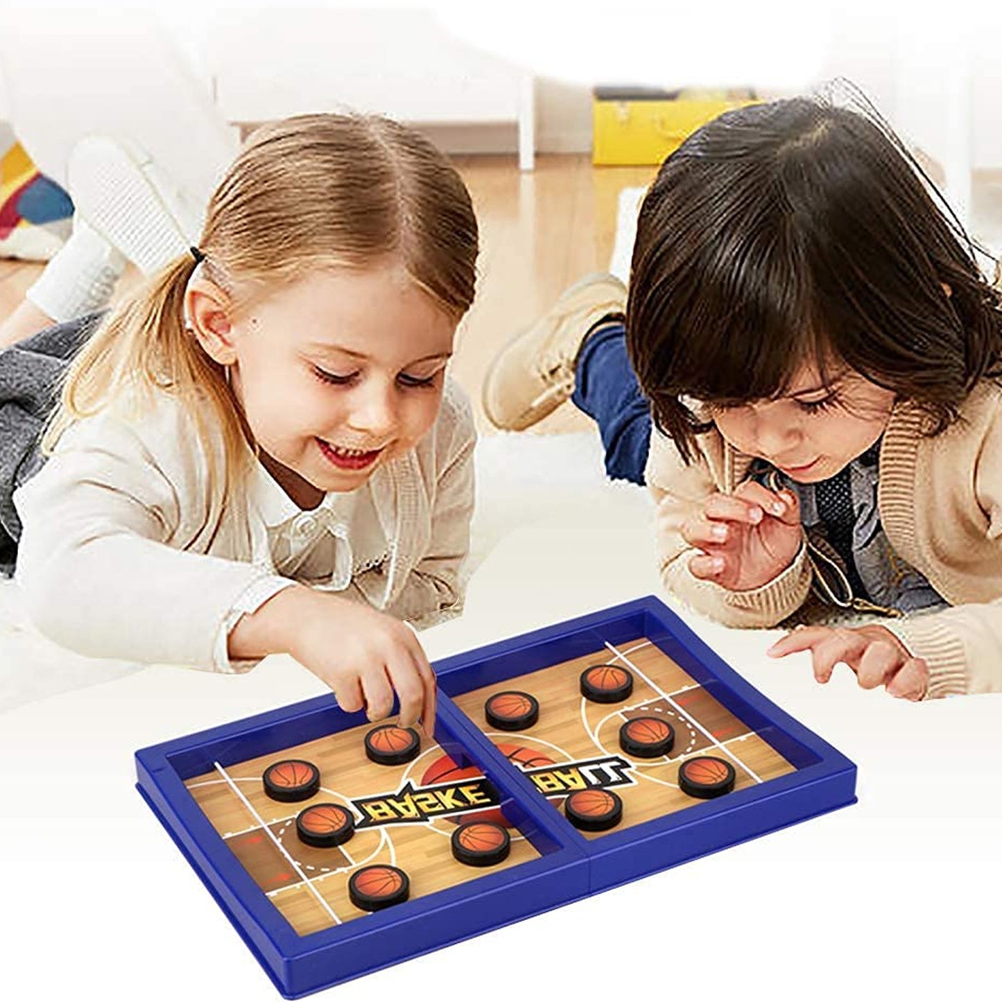 17632 Fast Sling Basketball Puck Game Paced Table Desktop Battle Ice Hockey Game For Adults And Kids Parent-child Winner Board Games Interactive Toy Desktop Table Game17632_desktop_basketball_puck_game - eazy cart store