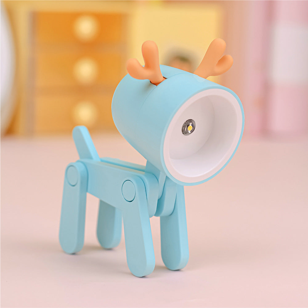 Pet Dog Deer Night Light DIY Desktop Decoration Children's Room Mini Table Lamp Creative Led - eazy cart store