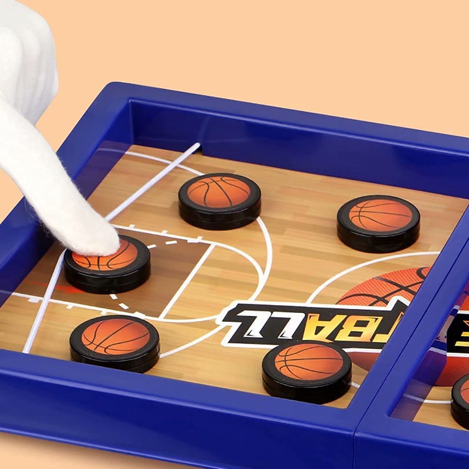 17632 Fast Sling Basketball Puck Game Paced Table Desktop Battle Ice Hockey Game For Adults And Kids Parent-child Winner Board Games Interactive Toy Desktop Table Game17632_desktop_basketball_puck_game - eazy cart store
