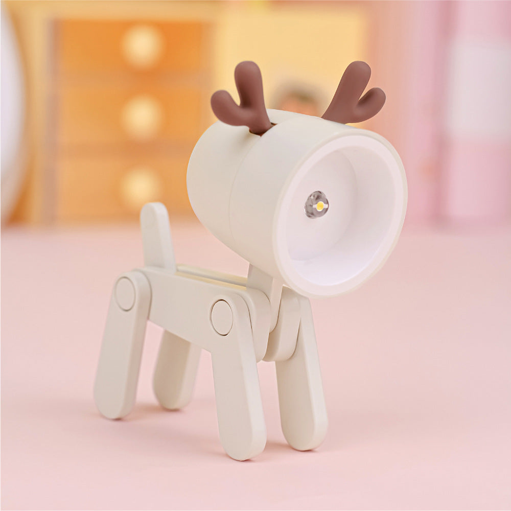 Pet Dog Deer Night Light DIY Desktop Decoration Children's Room Mini Table Lamp Creative Led - eazy cart store