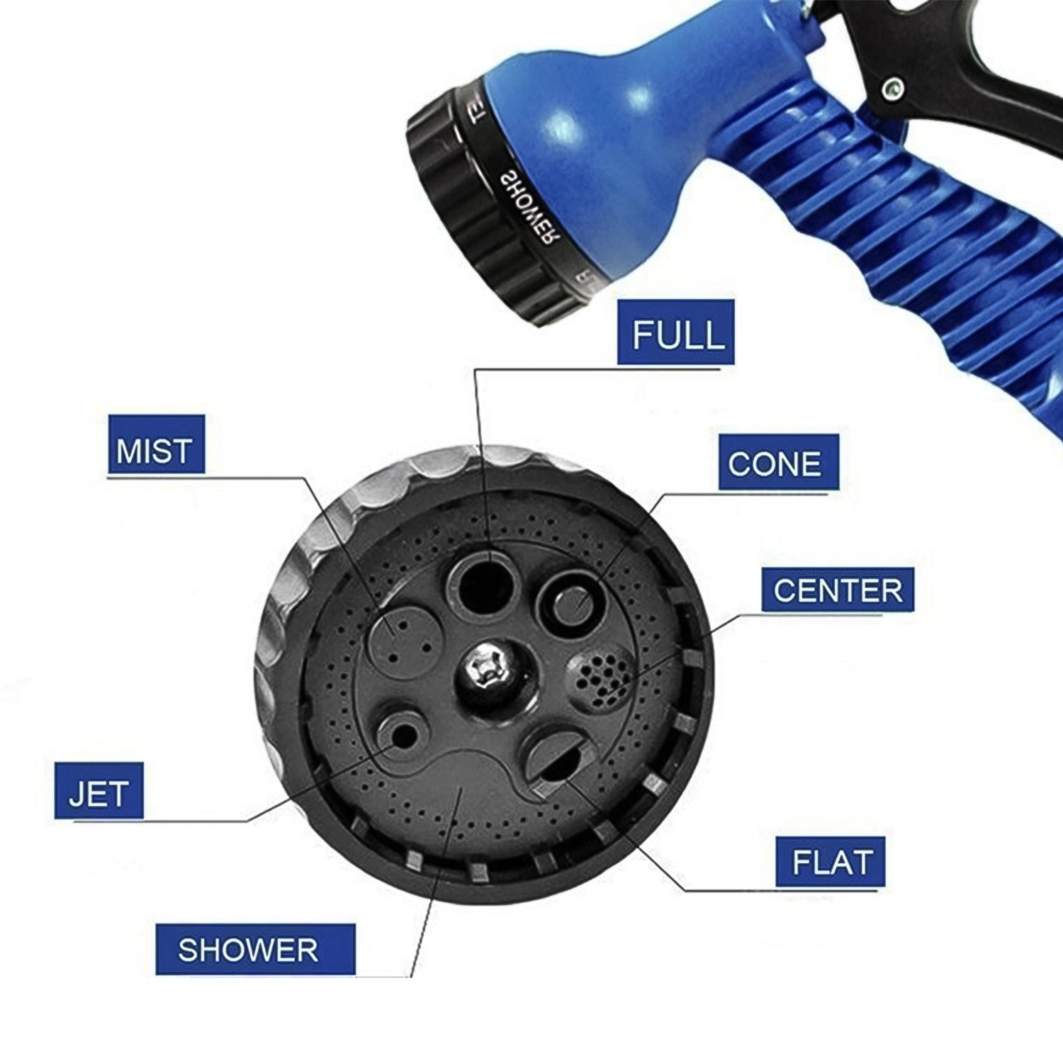 Expandable Magic Garden Hose With Spray Gun Approx 4 Metre Pipe (1 Set  Mix Color) - eazy cart store