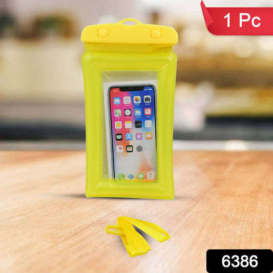 6386 Waterproof Pouch Zip Lock Mobile Cover Under Water Mobile Case For All Type Mobile Phones - eazy cart store