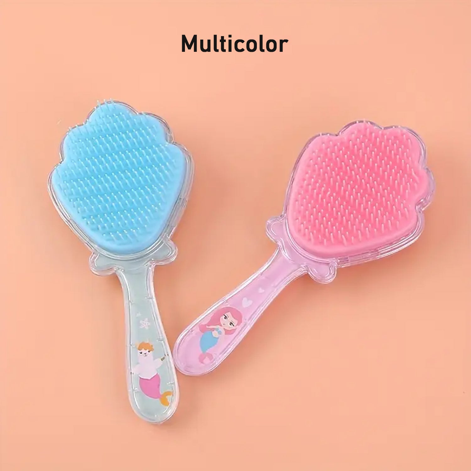 Cartoon Hair Brush Massage Shower Comb Blur Wet Salon (1 Pc ) - eazy cart store