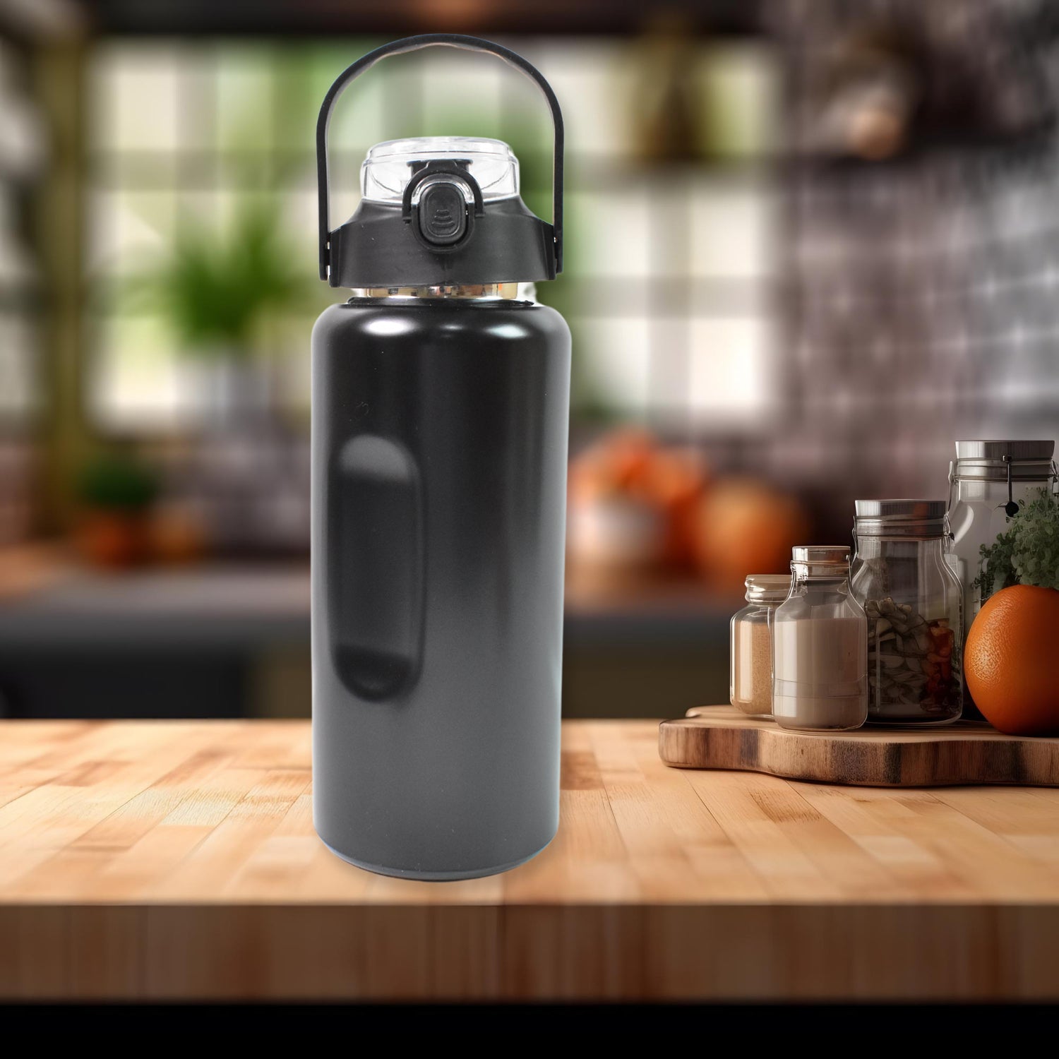 3 In 1 Stainless Steel Insulated Water Bottle Double Wall Vacuum (3 Pcs Set  Different Size) - eazy cart store