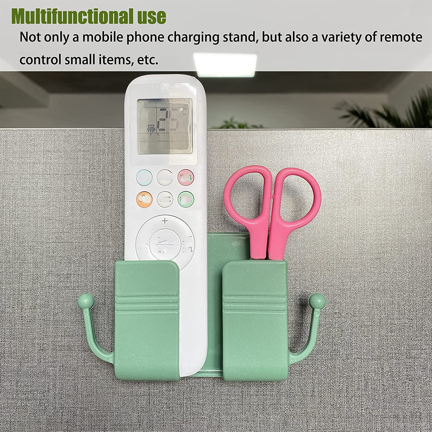 6201 1 Pc Wallmount Mobile Stand With Hook Design Used In All Kinds Of Places Including Household And Many More As A Hanging Support For Cloths And Stuffs Purposes. - eazy cart store