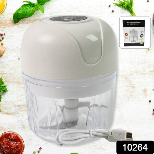 Wireless Usb Rechargeable Mini Electric Garlic Machine  Chopper (250ml) - eazy cart store