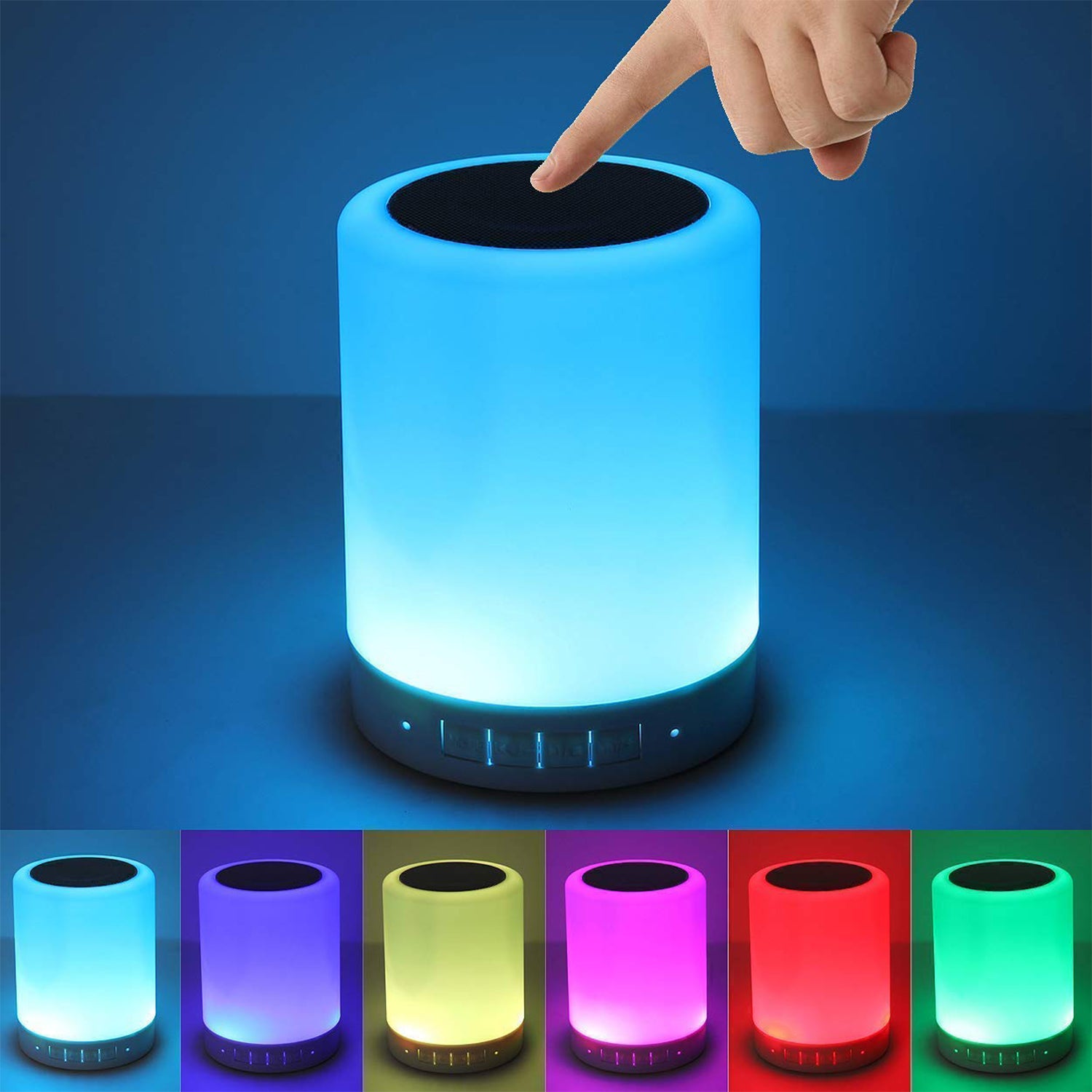 6249 Wireless Night Light Led Touch Lamp Speaker - eazy cart store