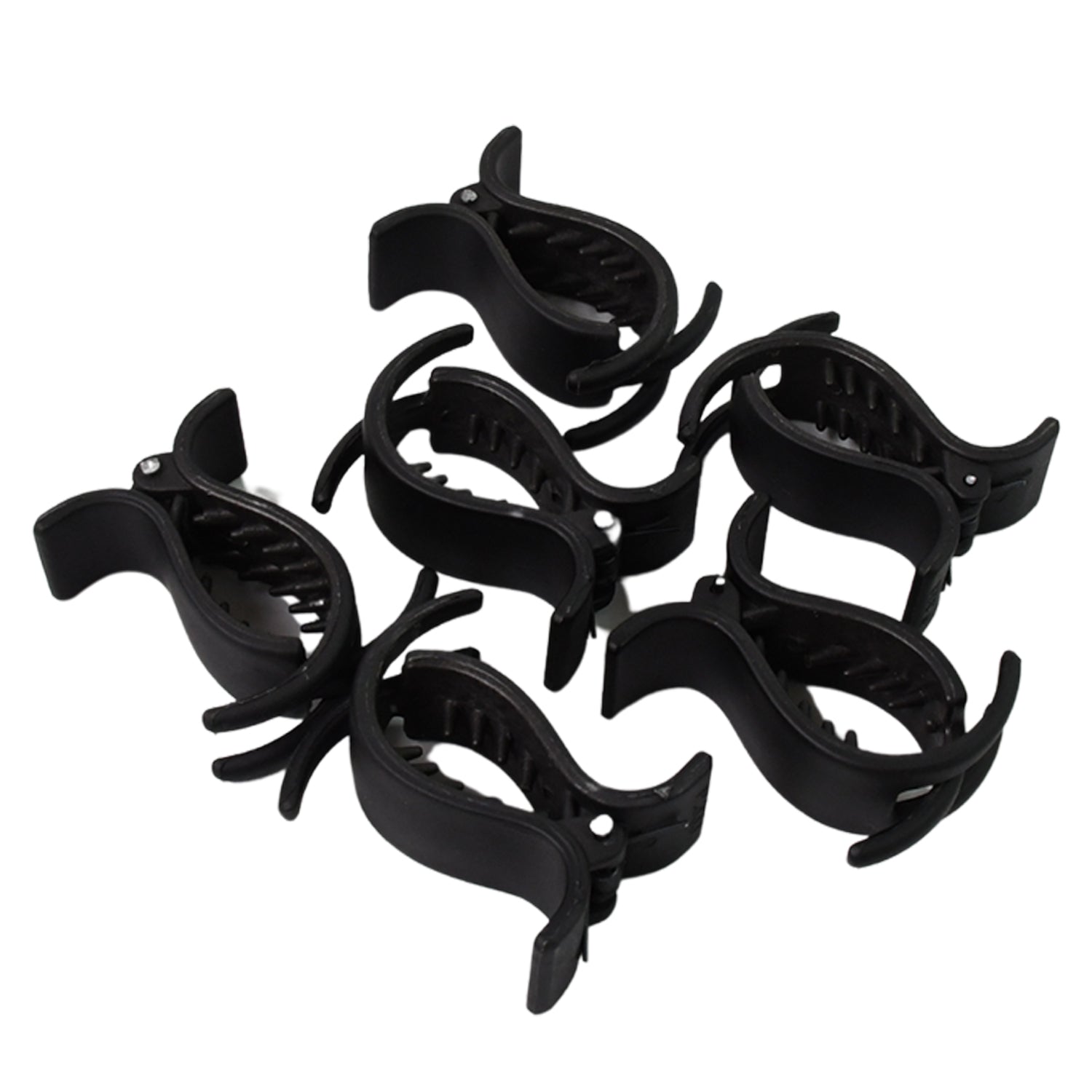 Big Hair Clips For Girls Kids Hair Accessories (6 Pcs Set  Black) - eazy cart store