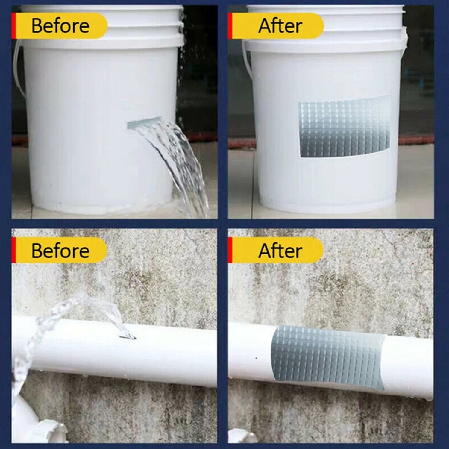 1753 Self-adhesive Insulation Resistant High Temperature Heat Reflective Aluminium Foil Duct Tape Roll (0.9mm) - eazy cart store
