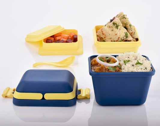 2144 Airtight Lunch Box With Handle  Push Lock - eazy cart store