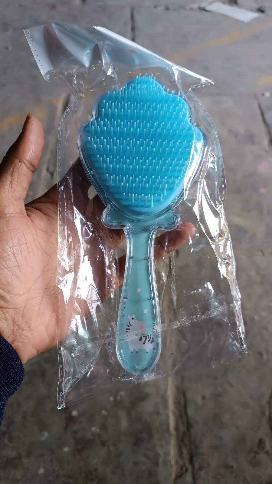 Cartoon Hair Brush Massage Shower Comb Blur Wet Salon (1 Pc ) - eazy cart store