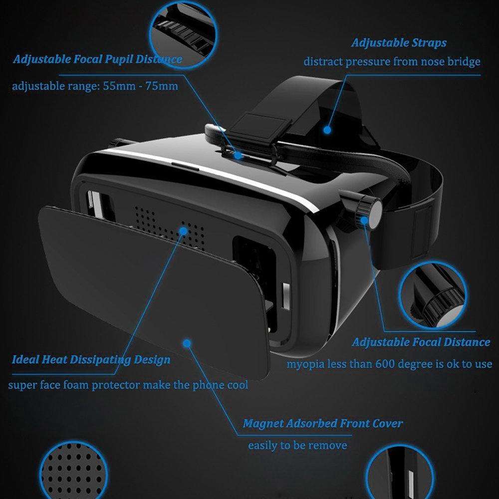 1447 Vr Pro Virtual Reality 3d Glasses Headset - eazy cart store