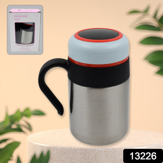 Stainless Steel Mug  Bottle Vacuum Insulated Cup With Handle  Small Cup (420 Ml) - eazy cart store
