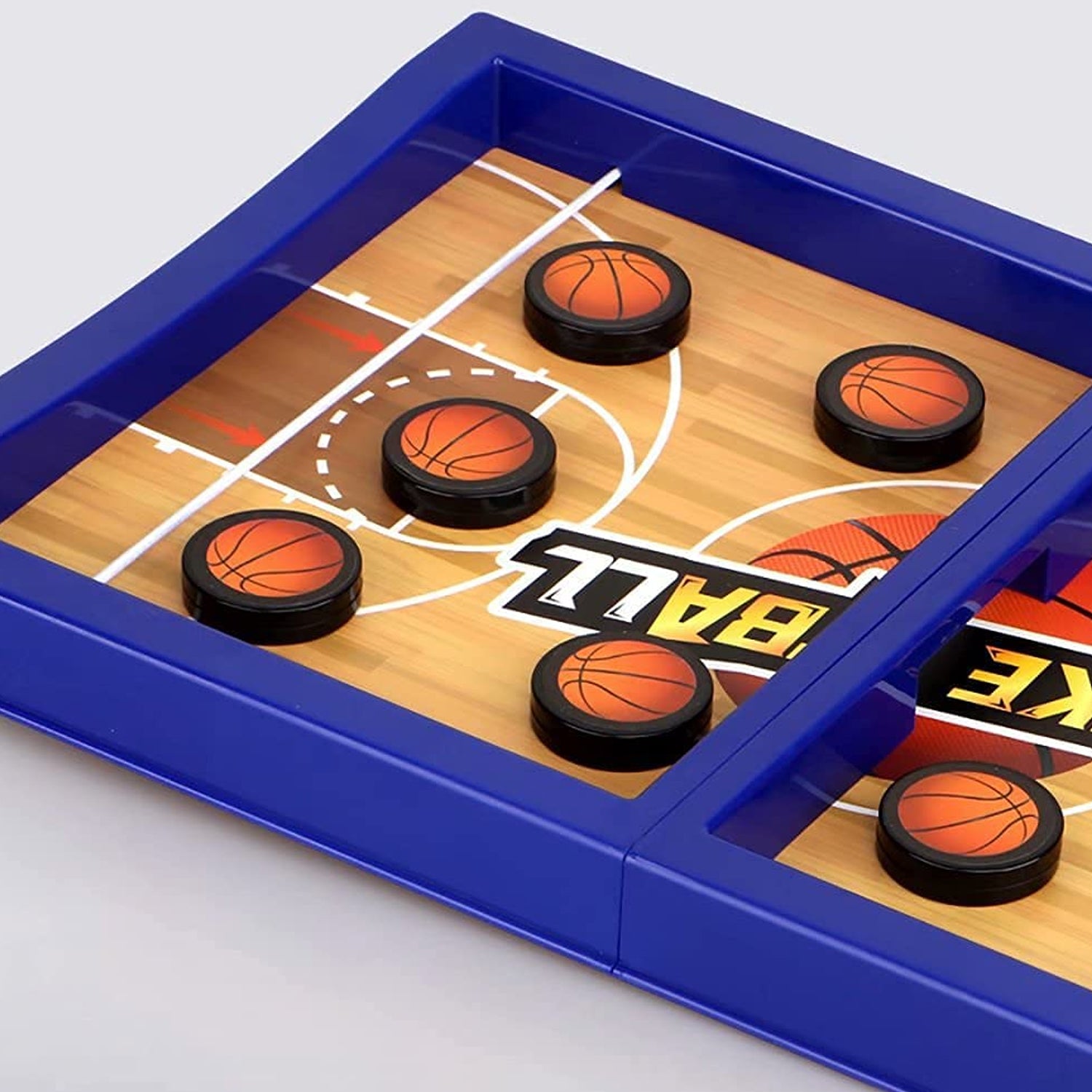 17632 Fast Sling Basketball Puck Game Paced Table Desktop Battle Ice Hockey Game For Adults And Kids Parent-child Winner Board Games Interactive Toy Desktop Table Game17632_desktop_basketball_puck_game - eazy cart store