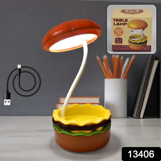 Burger Delight Folding Led Night Lamp (1 Pc) - eazy cart store