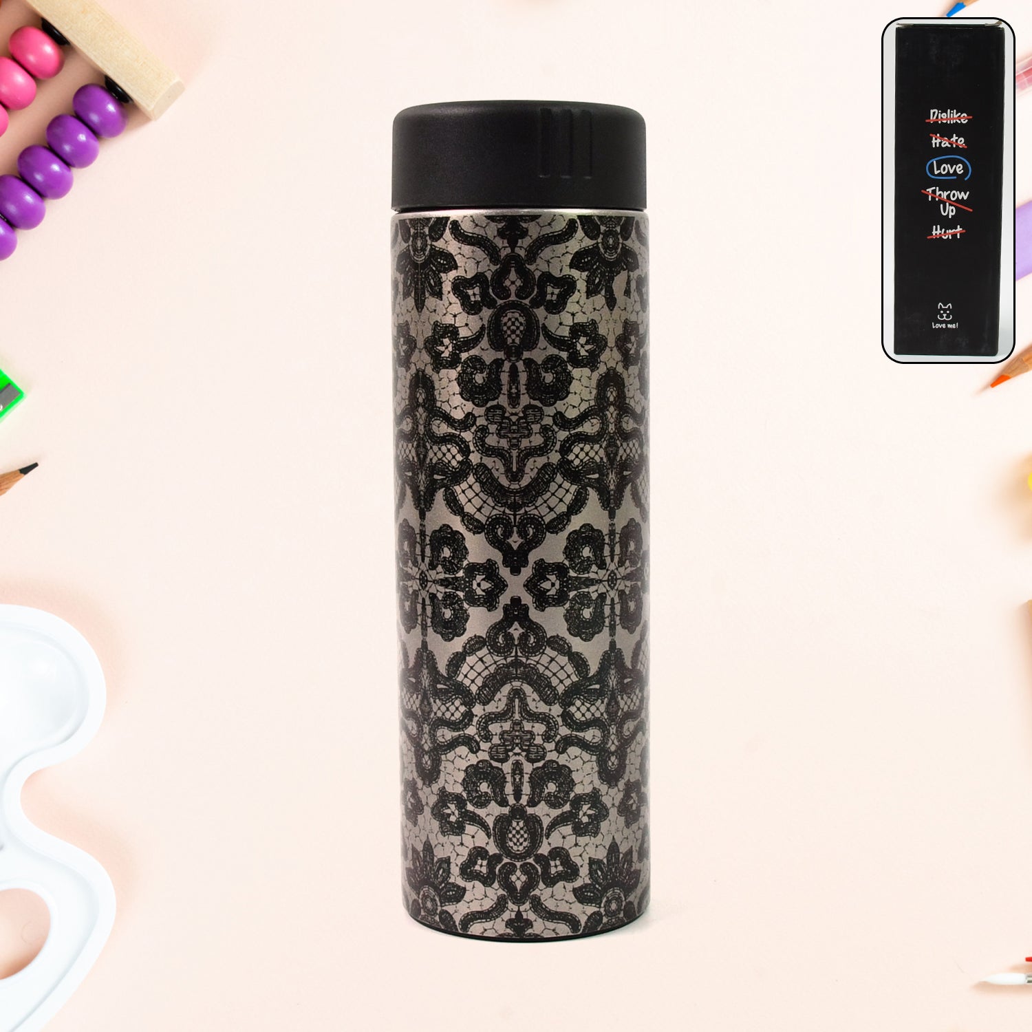 Water Bottle For Kids  Insulated Stainless Steel Bottle (350 Ml Approx) - eazy cart store