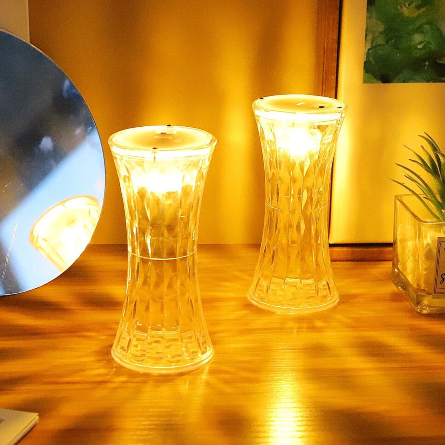 Crystal Lamp Universal Night Light Soft Lighting (1 Pc) - eazy cart store