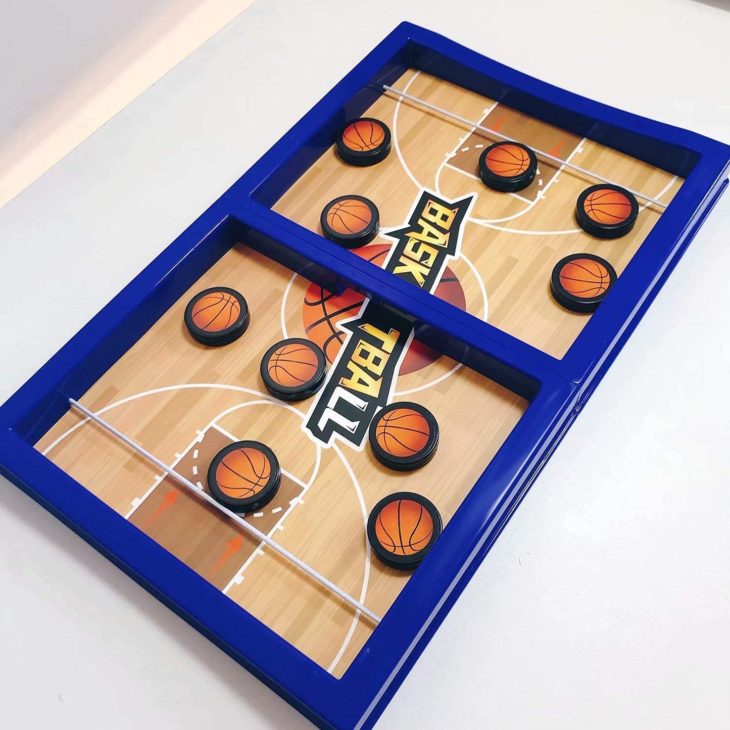 17632 Fast Sling Basketball Puck Game Paced Table Desktop Battle Ice Hockey Game For Adults And Kids Parent-child Winner Board Games Interactive Toy Desktop Table Game17632_desktop_basketball_puck_game - eazy cart store