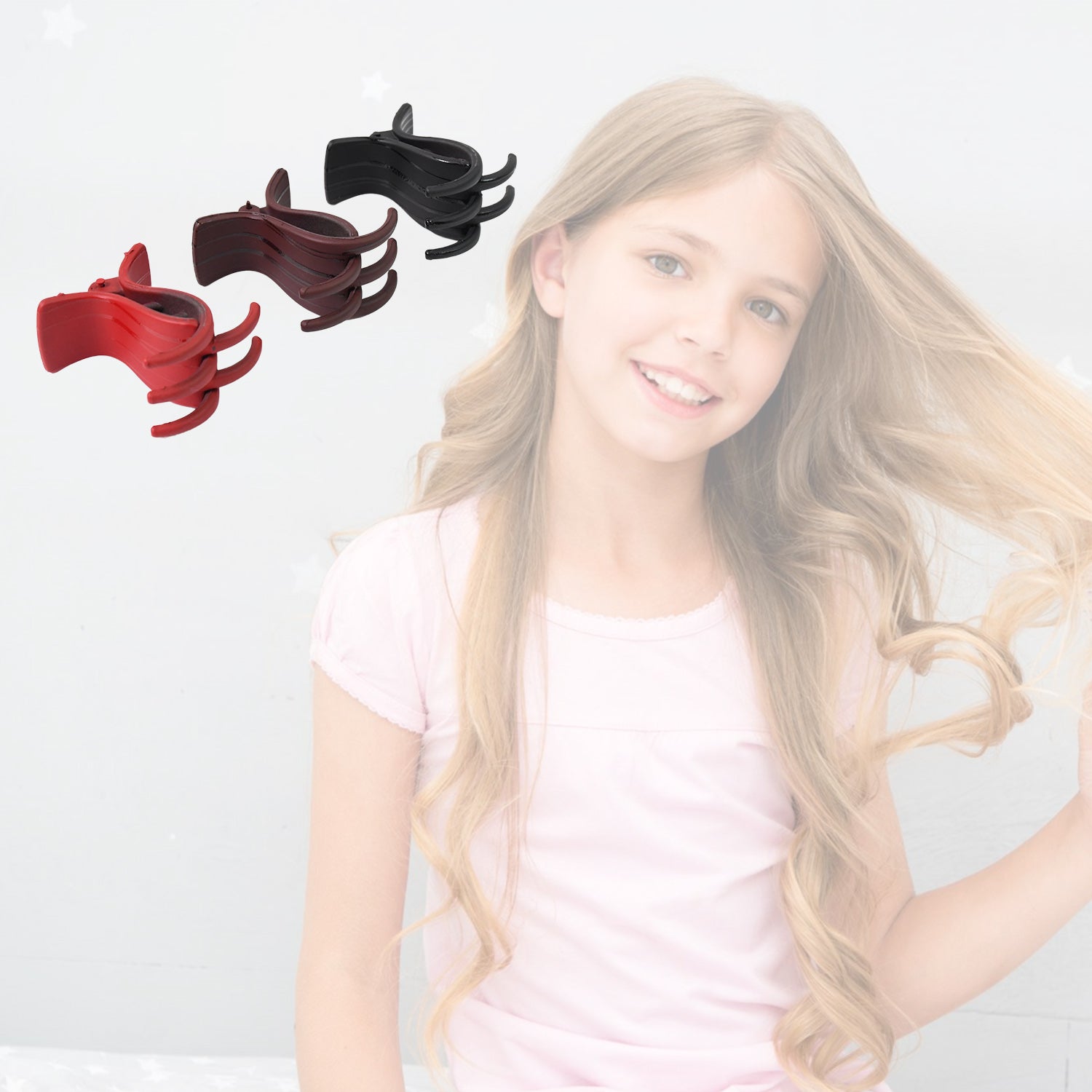 Big Hair Clips For Girls Kids Hair Accessories (6 Pcs Set  Multi Color) - eazy cart store